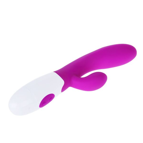 Vibromasseur double stimulation violet – LuxSensuelle